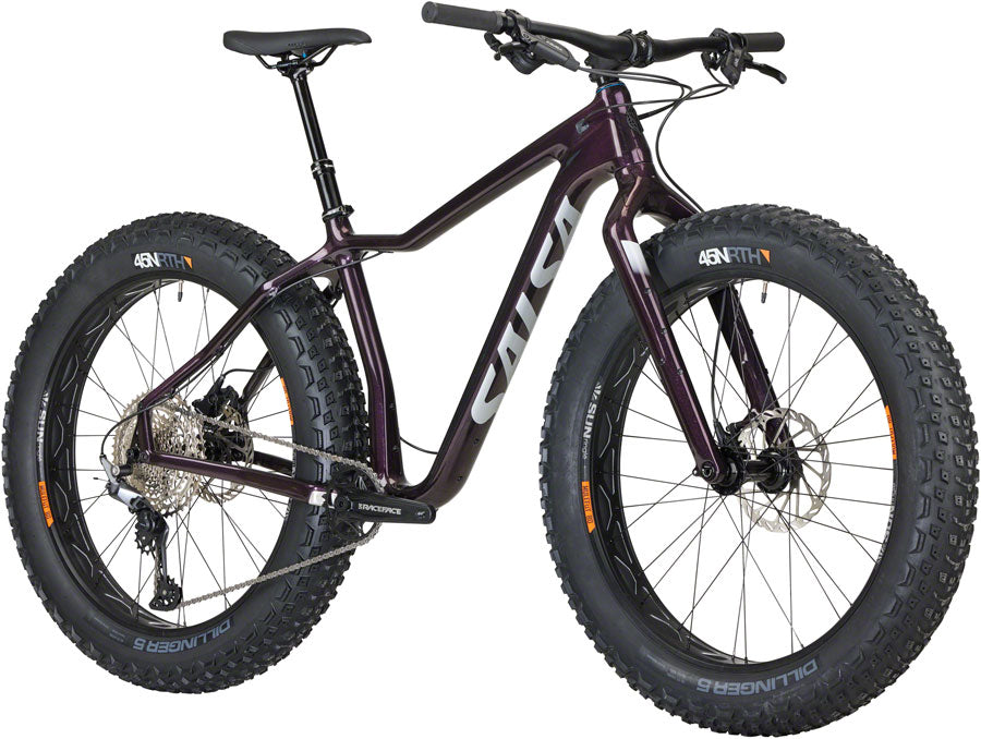 Heyday! Carbon Deore 12 Fat Bike - Black Cherry