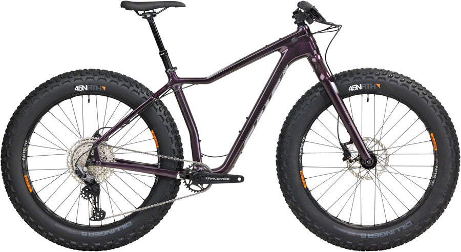 Heyday! Carbon Deore 12 Fat Bike - Black Cherry