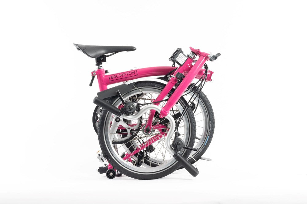 Pink hot sale brompton bike